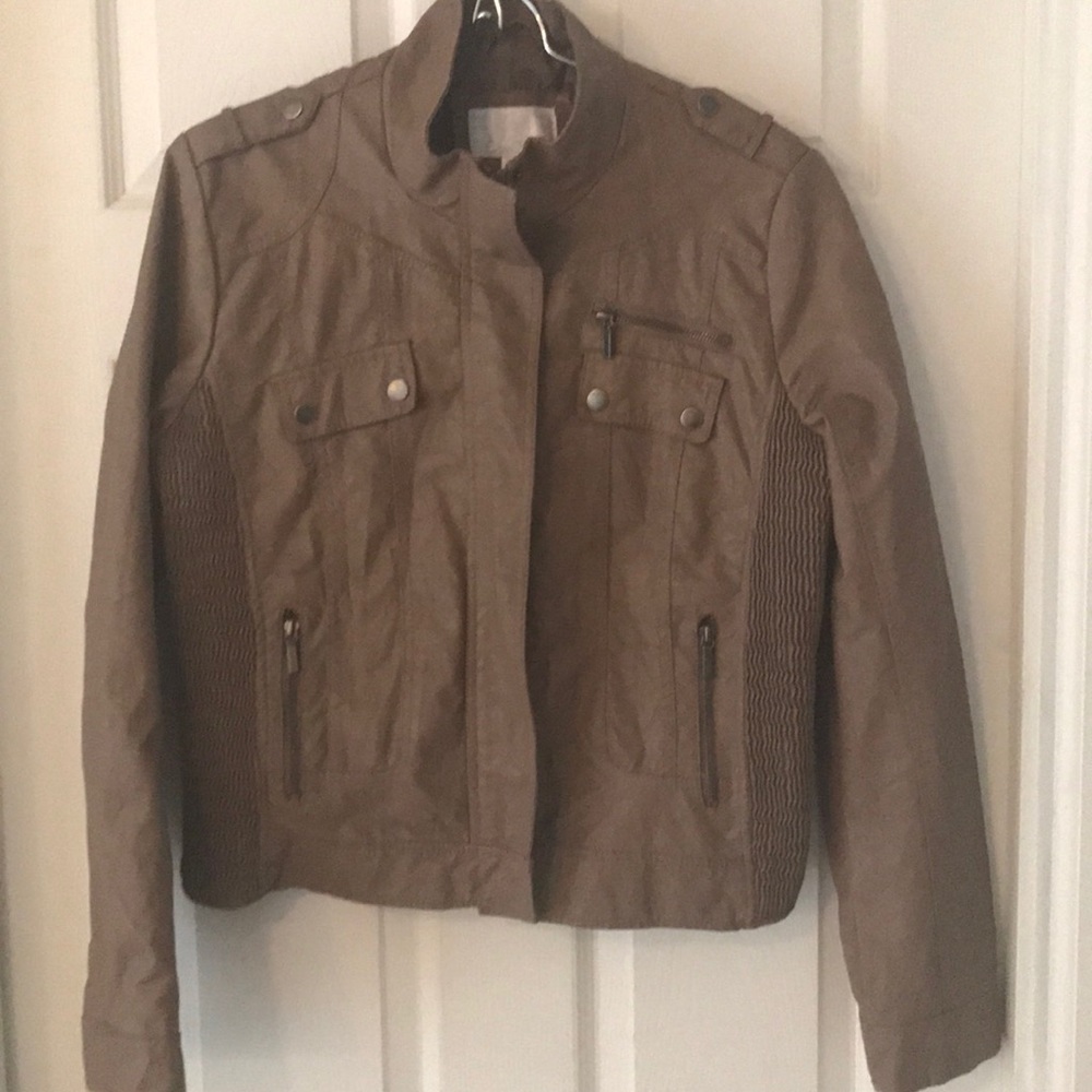 XXL Faux Leather Jacket